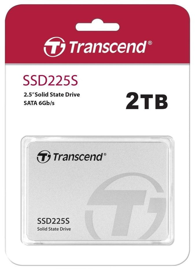Transcend 2TB SSD225S 2.5' SSD Drive - Sata Iii 3d TLC SolidState