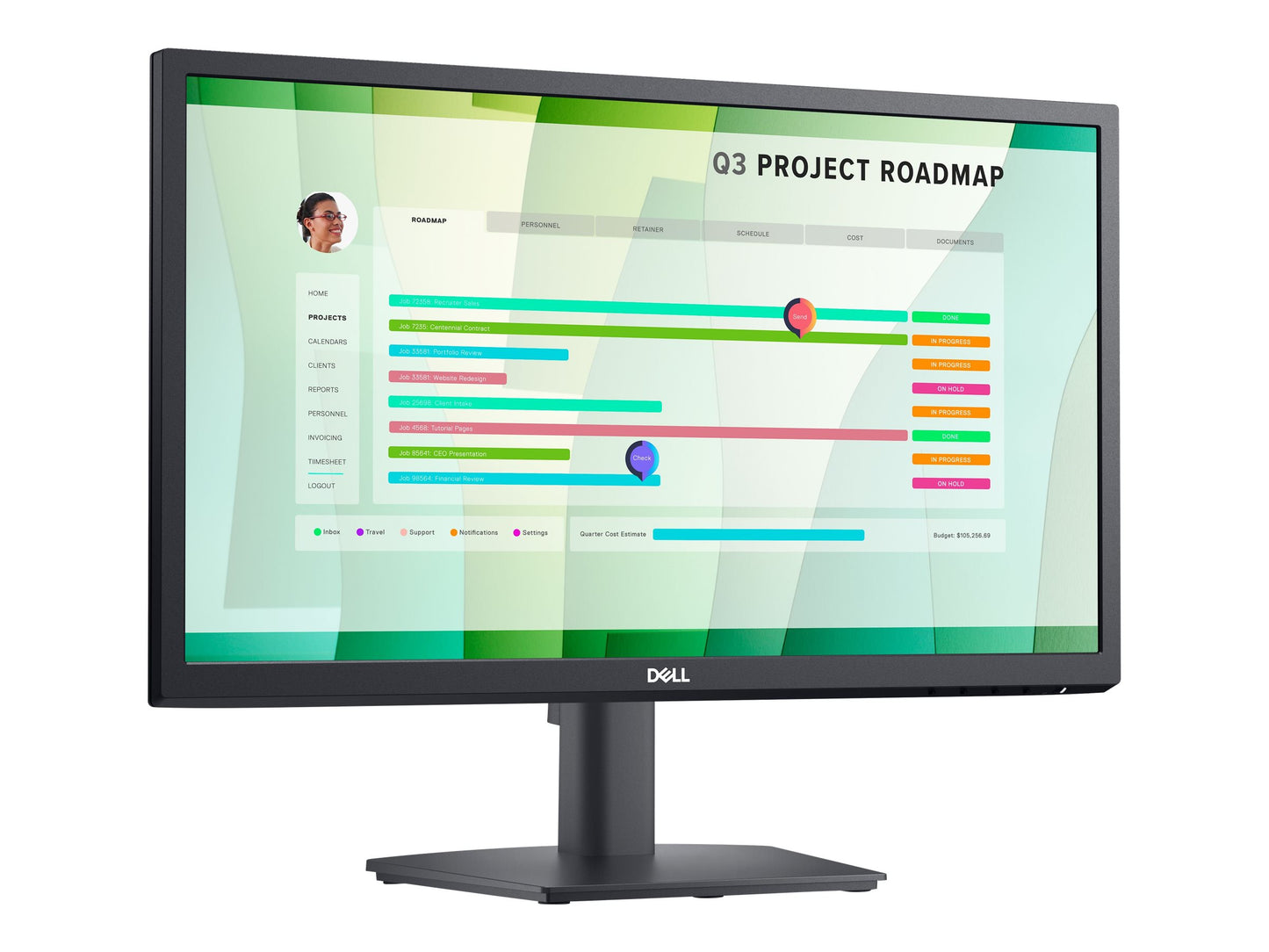 Dell - 22 Monitor - E2223HN - 54.48cm (21.5")