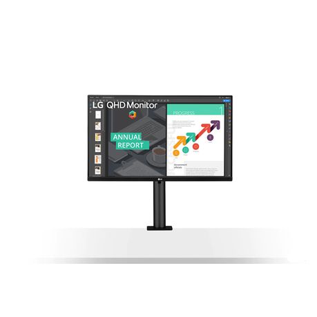 LG 27QN880 27" QHD Ergo IPS Monitor with USB Type-C