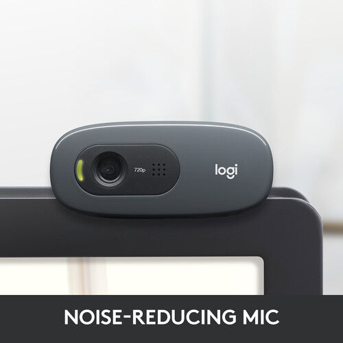 Logitech C270 HD Webcam - Dark Silver