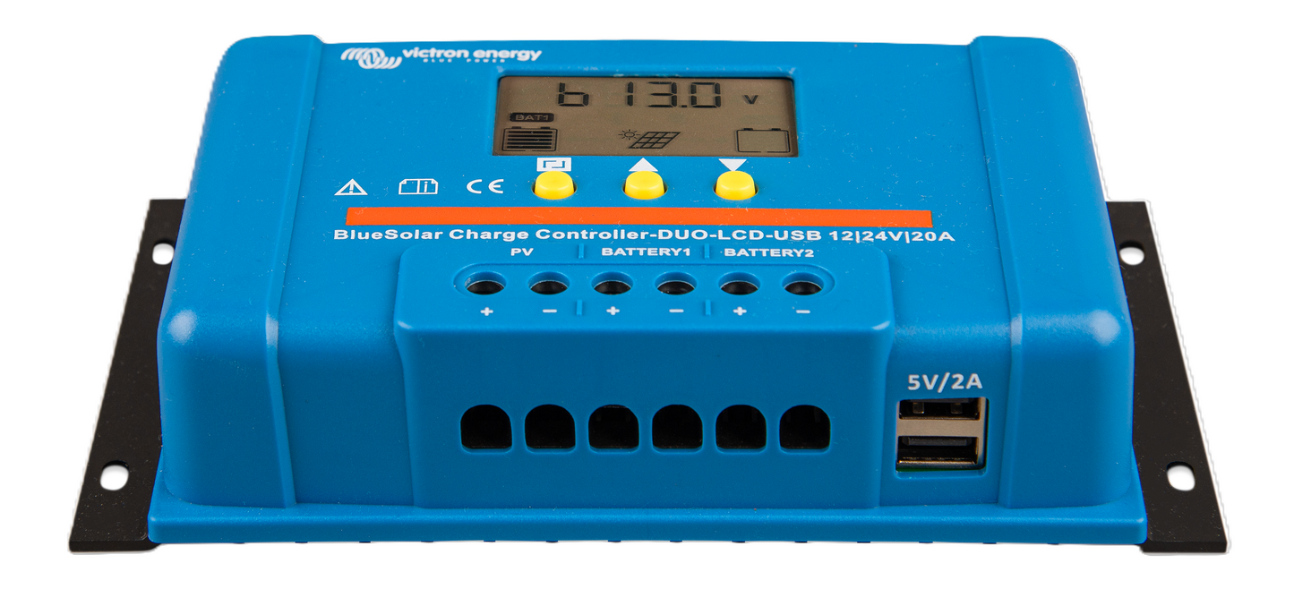 Victron BlueSolar PWM DUO-LCD-USB 12/24V-20A
