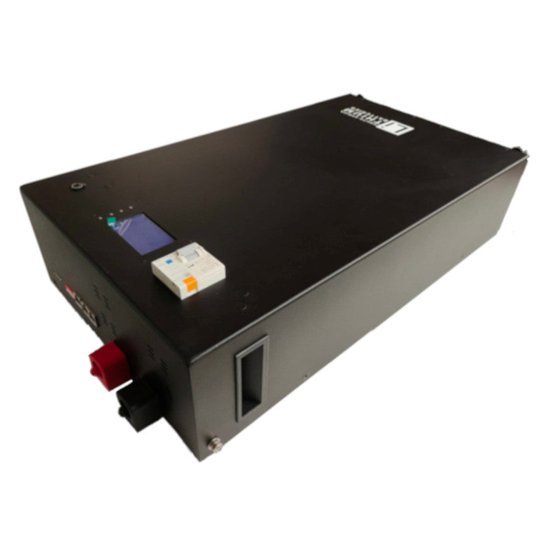 LBSA 51.2V 104Ah 5.3KWh LIFePO4 Lithium Ion Battery (Black) 1C