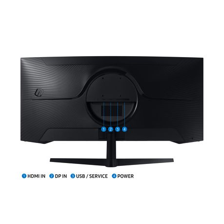Samsung Gaming Monitor - 34" Curved Monitor Odyssey G5 Ultra WQHD