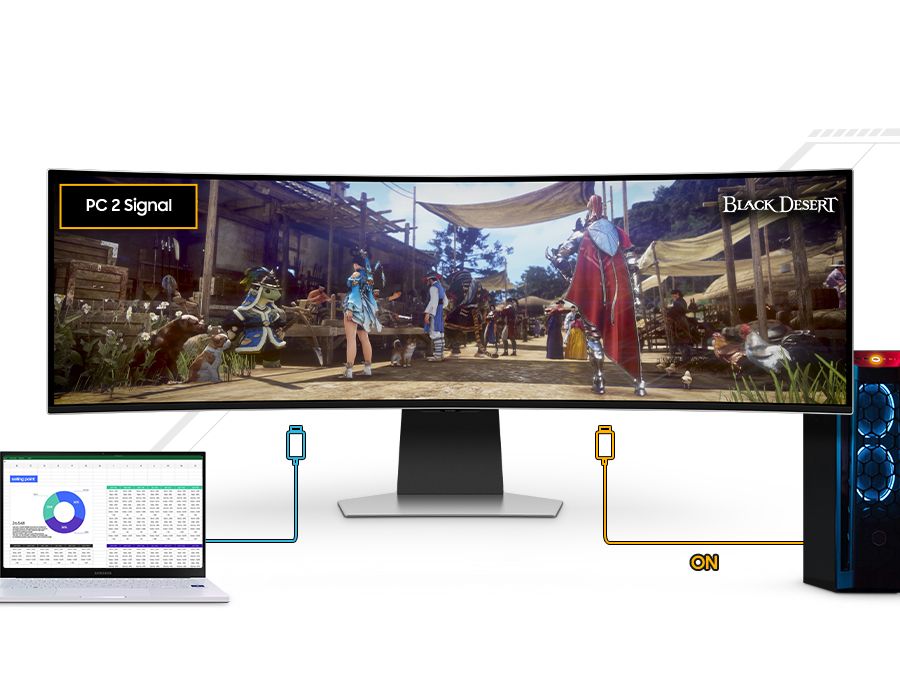 Samsung 49" Odyssey OLED G95, 0.03ms Response, 240Hz Smart Gaming