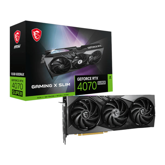 MSI GeForce RTX 4070 SUPER 12G GAMING X SLIM Graphics Card