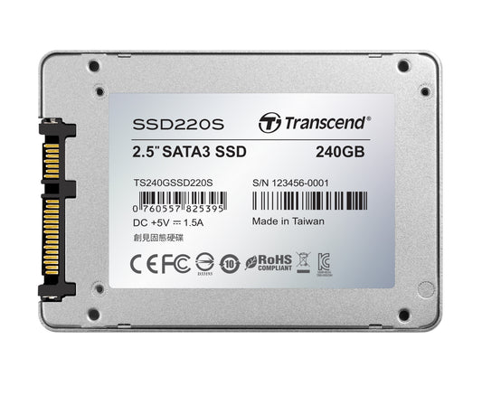 Transcend 240GB 2.5'' Sata3 SSD220 SSD Drive