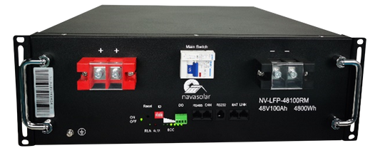 Navasolar 48V 100AH LIFEPO4 RM Battery With BMS