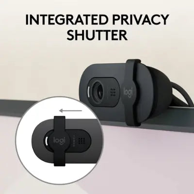 Logitech Brio 100,Full HD 1080p Webcam, Full HD-Webcam mit 1080p,Webcam Full HD 1080p