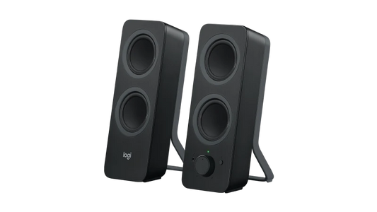 Logitech Z207 Wireless Bluetooth PC Speakers, Stereo Sound, 10 W - Black