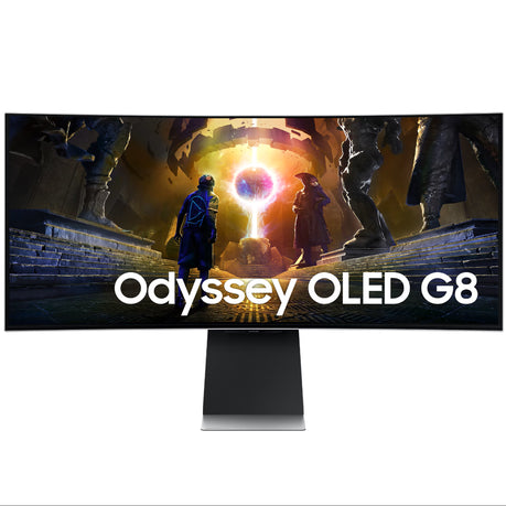 Samsung 34" Odyssey G8 OLED Gaming Monitor - Ultra WQHD Curved Monitor
